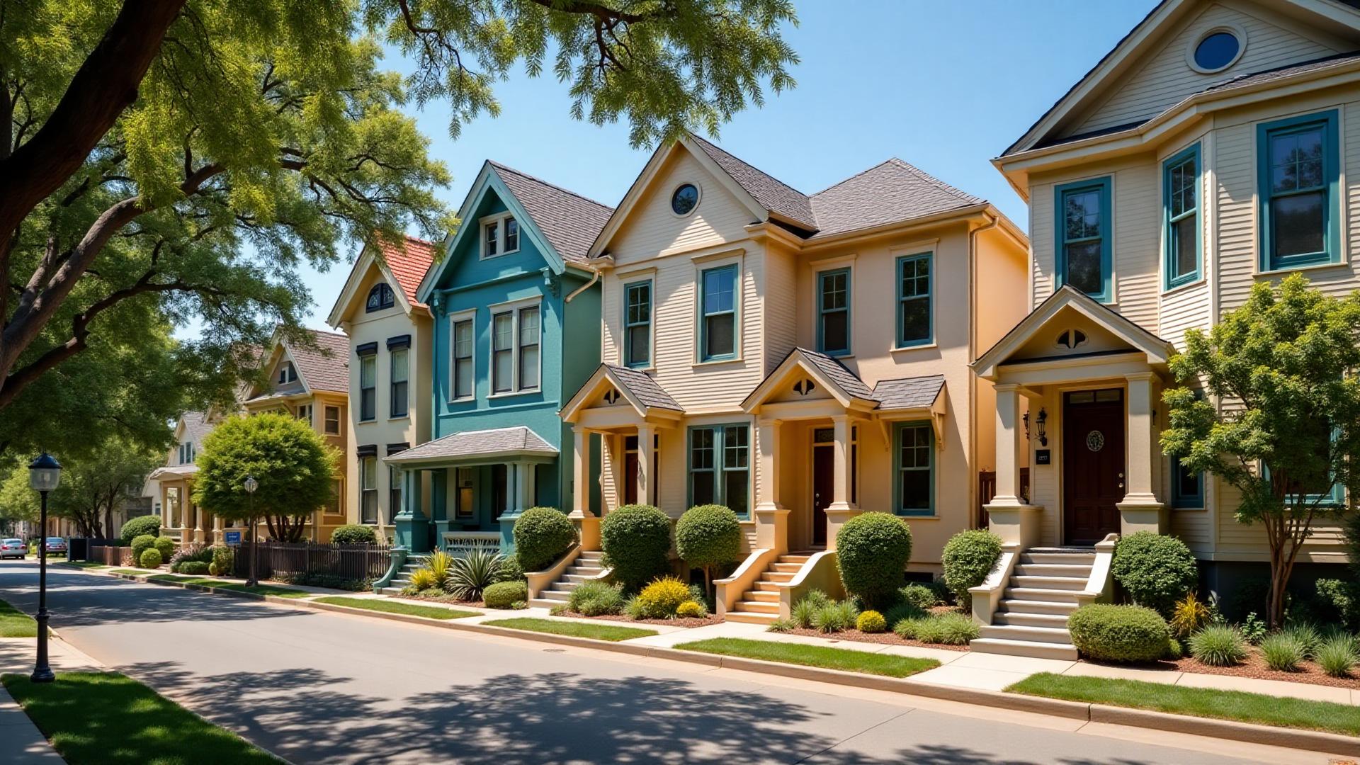 Bishop Arts District Dallas with colorful murals, boutique shops, and historic bungalows showcasing Oak Cliff's artistic culture