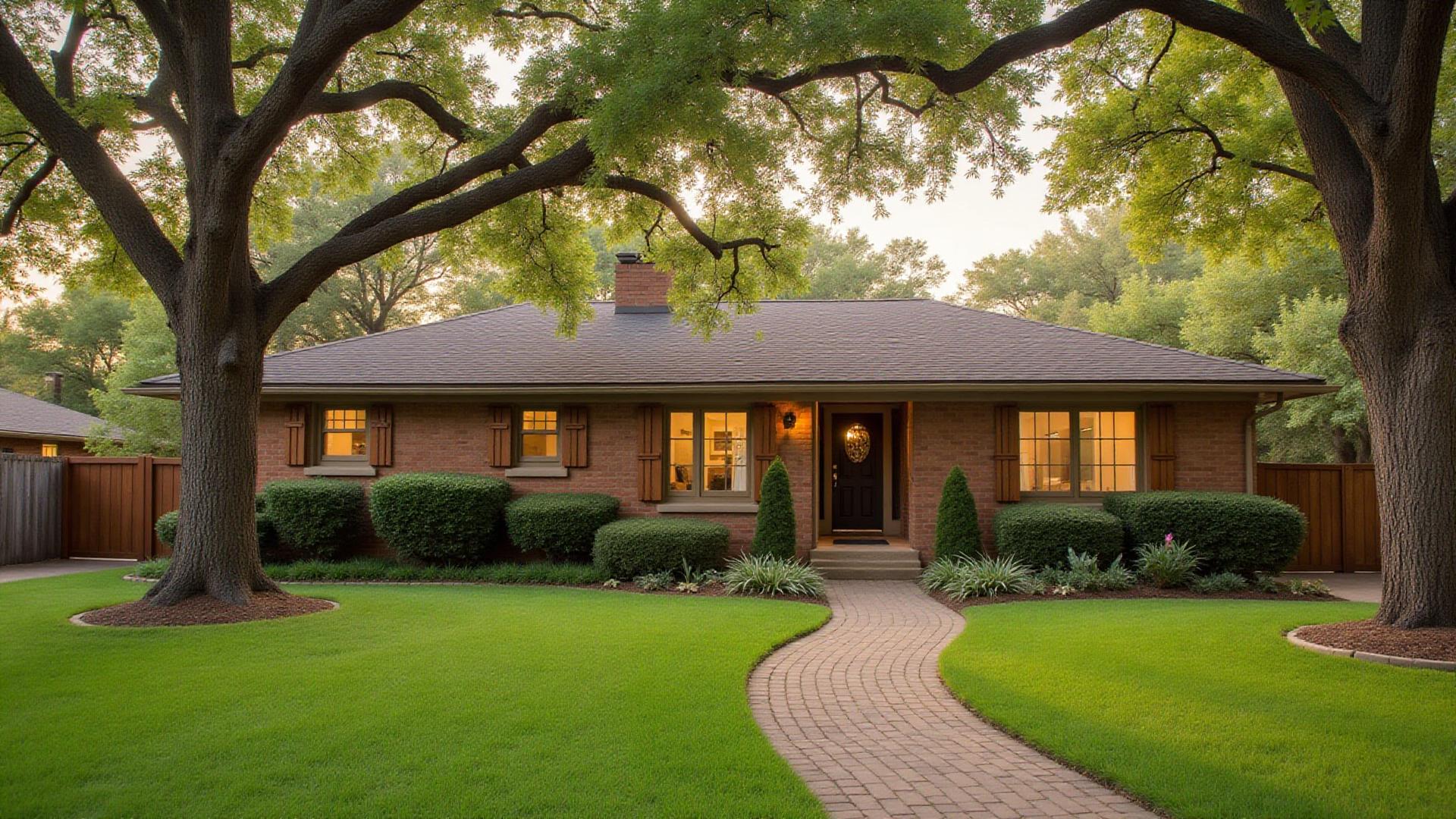 Classic Texas ranch home ready for sale in Dallas-Fort Worth metroplex featuring traditional architecture